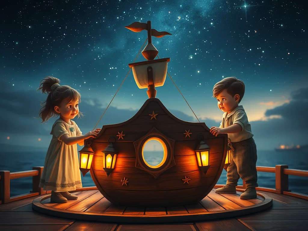 Story illustration for The Dance of the Star-Shared Toy