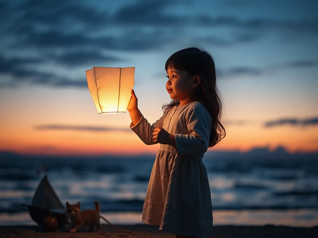 Story illustration for The Little Lantern and the Gentle Hands