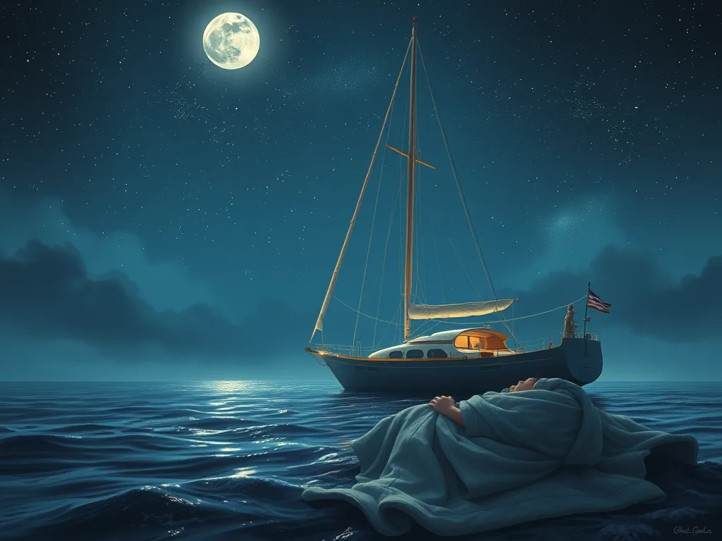 Story illustration for The Night Sail When Fathers Are Far