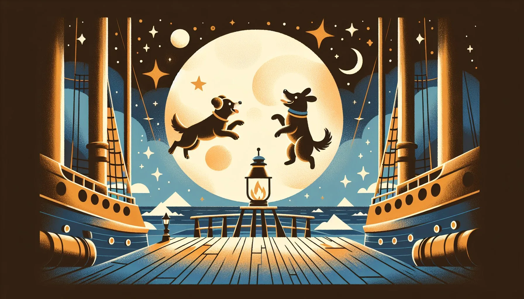 Story illustration for The Night the Treats Waited